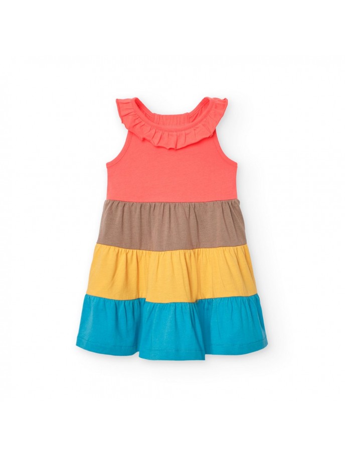 VESTIDO NIÑA BOBOLI 201115