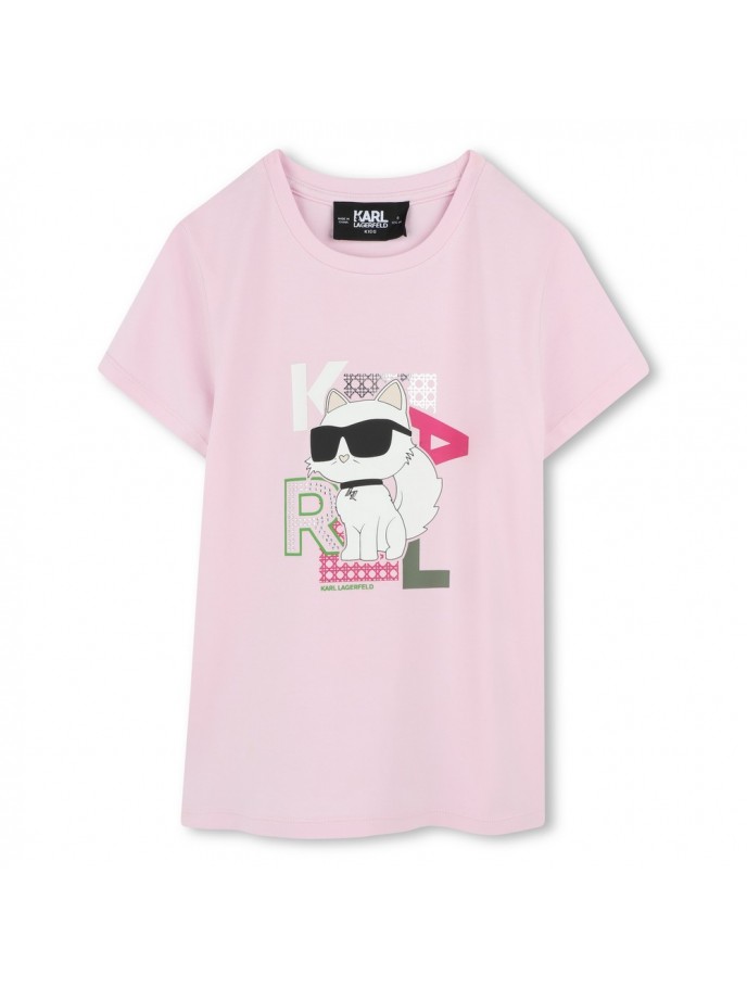 CAMISETA NIÑA KARL LAGERFELD Z30491